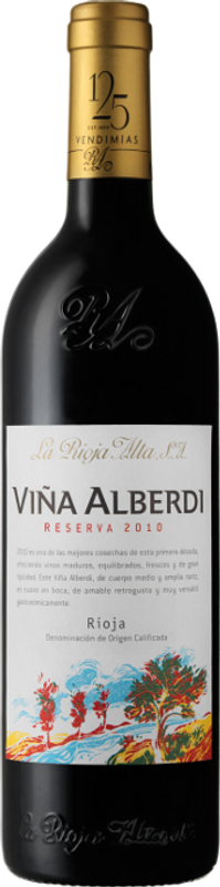 Bottiglia di Vina Alberdi Reserva DOC Rioja di La Rioja Alta