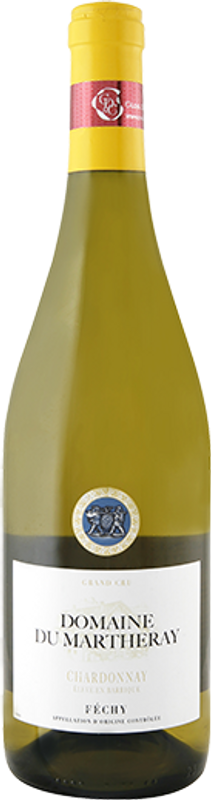Bottle of Chardonnay barrique Grand Cru Fechy La Cote AOC from Domaine du Martheray