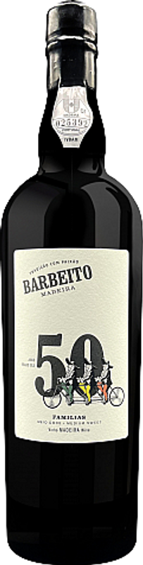 Flasche Madeira 50 Years Old Familias von Vinhos Barbeito