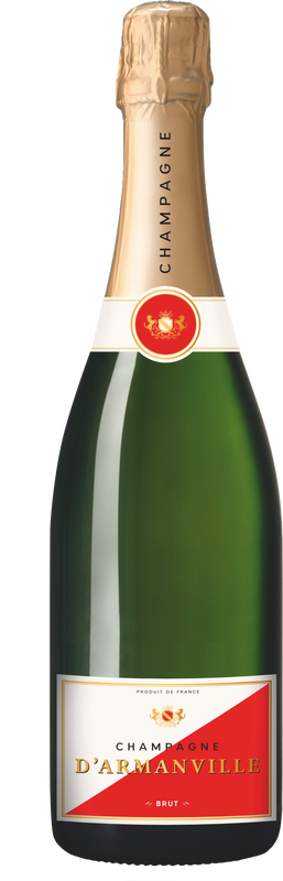 Bouteille de Champagne D’Armanville Brut de Champagne D’Armanville