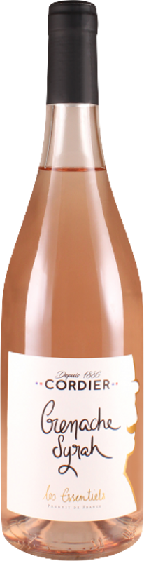Flasche Les Essentiels Rosé Grenache Syrah IGP von Cordier