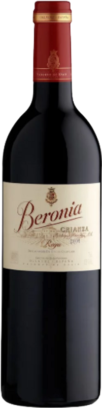Bottle of Rioja Crianza DOCa from Bodegas Beronia