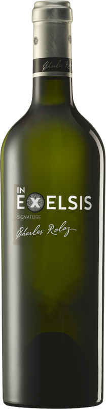 Flasche Exelsis Blanc Vin de Pays Suisse von Charles Rolaz / Hammel SA