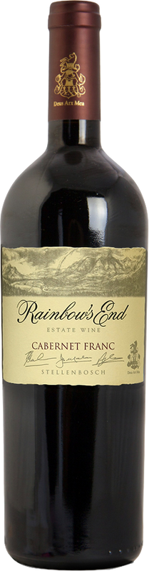 Bottle of Cabernet Franc from Rainbow's End