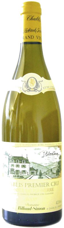 Bottle of Chablis 1er Cru Montee de Tonnerre a.c. from Domaine Billaud-Simon