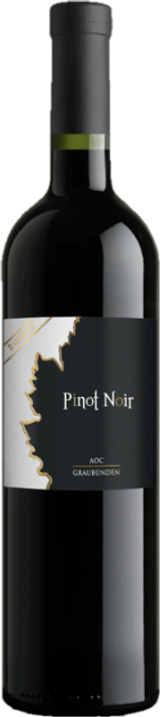 Flasche Maienfelder Pinot Noir Barrique Graubünden AOC von Komminoth Weine