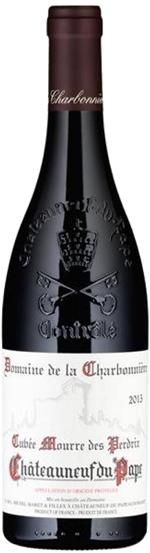 Bottiglia di Châteauneuf-du-Pape Cuvée Mourre des Perdrix AC di Domaine de la Charbonnière