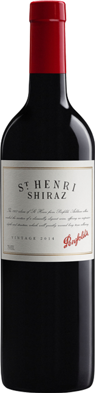 Bottle of St. Henri Shiraz from Penfolds