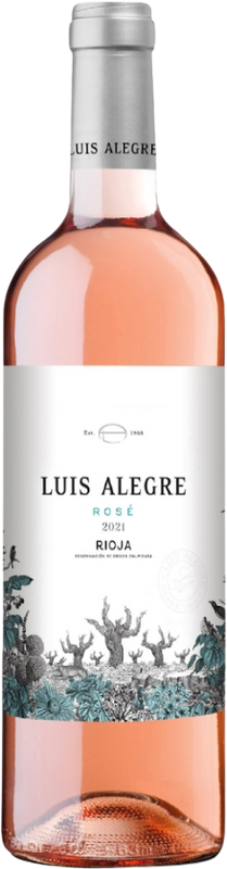 Bottiglia di Rioja Rosado di Luis Alegre