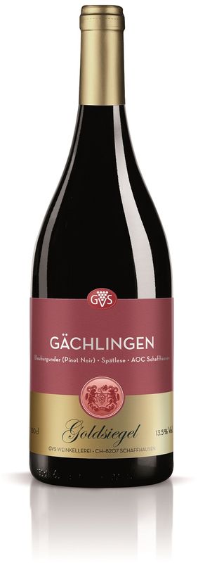 Flasche Gachlingen Pinot Noir Spatlese von GVS Schachenmann