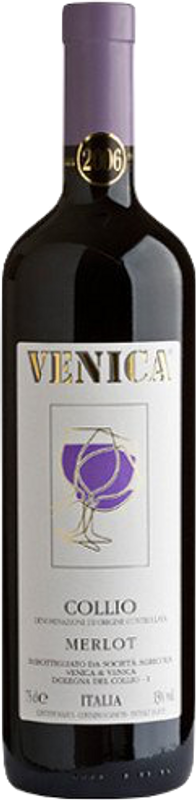 Bottle of Merlot Collio DOC from Venica & Venica