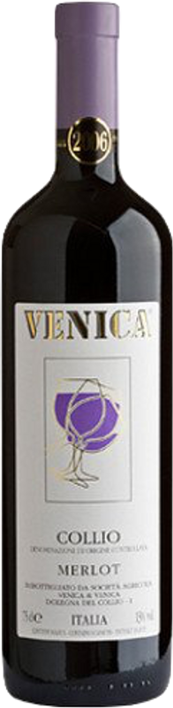 Bouteille de Merlot Collio DOC de Venica & Venica