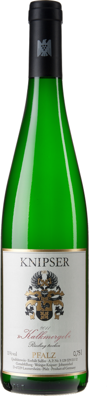 Bottle of Riesling trocken Kalkmergel from Knipser