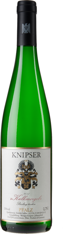 Bottiglia di Riesling trocken Kalkmergel di Knipser