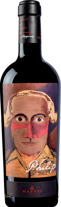 Flasche Philip IGT Rosso Toscana von Marchesi Mazzei