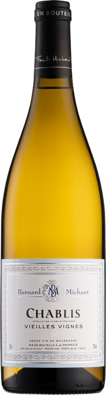 Bottle of Domaine Bernard Michaut Vieilles Vignes Chablis AOC from Domaine Michaut