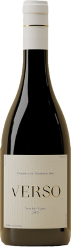 Bottiglia di Primitivo di Manduria DOP - Old Vines VERSO di Campi Deantera