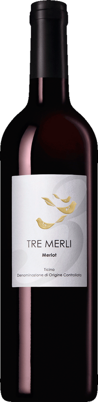 Image of Balbas Tre Merli Merlot DOC - 75cl - Tessin, Schweiz