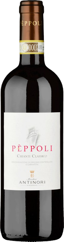 Bottle of Peppoli Chianti Classico DOCG from Antinori