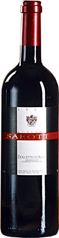 Flasche Dolcetto d'Alba DOC R. Sarotto M.O von Roberto Sarotto