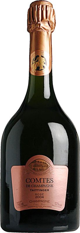 Bottle of Taittinger Comtes de Champagne rose from Taittinger
