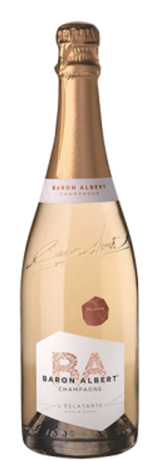 Image of Baron Albert L'Eclatante Blanc de Blancs Brut millésimé - 75cl - Champagne, Frankreich bei Flaschenpost.ch