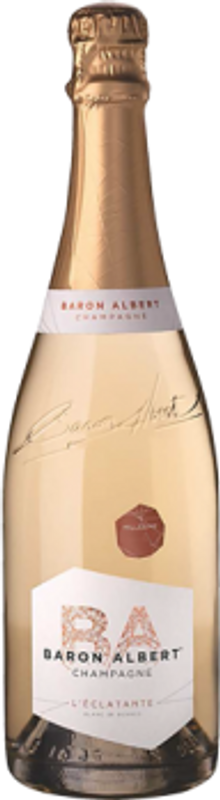 Bottle of L'Eclatante Blanc de Blancs Brut millésimé from Baron Albert