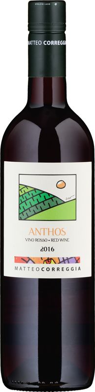 Bouteille de Brachetto delle Langhe Anthos Vdt de Matteo Correggia