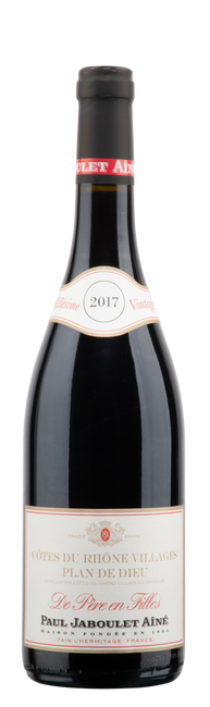 Image of Paul Jaboulet Aîné Côtes-du-Rhône Villages Plan de Dieu AC De Père en Filles - 75cl - Côtes du Rhône, Frankreich bei Flaschenpost.ch