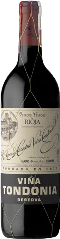 Bottiglia di Vina Tondonia Tinto Reserva di Lopez de Heredia