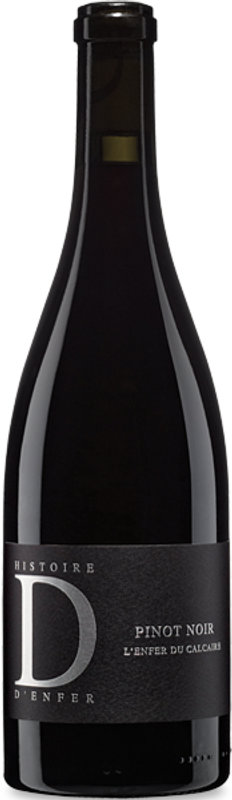 Bottle of Pinot Noir L'enfer du Calcaire AOC from Histoire d'Enfer