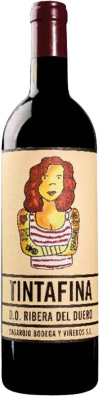 Bottiglia di Tintafina Ribera del Duero DO di Casa Rojo