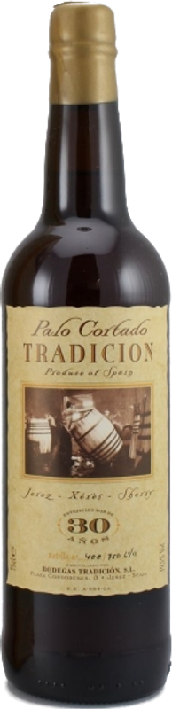 Bottiglia di Palo Cortado Muy Viejo V.O.R.S. di Bodegas Tradición