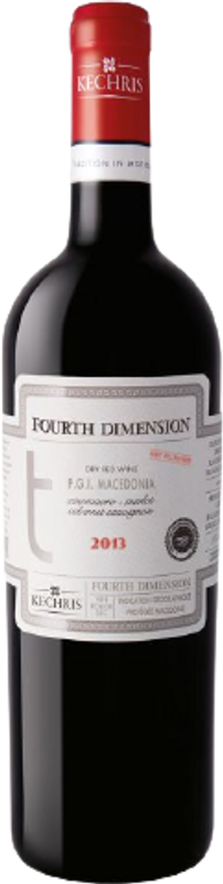 Bottle of Fourth Dimension, dry red Protected Geographical Indication Macedonia from Kechris Winery