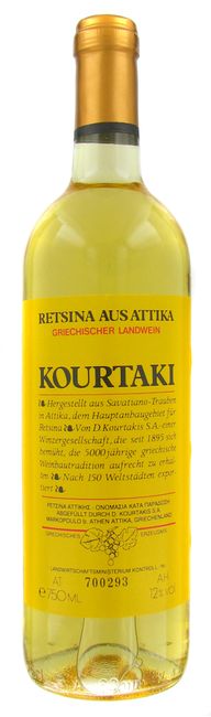 Image of Kourtaki Retsina Kourtaki - 75cl - Attika, Griechenland bei Flaschenpost.ch