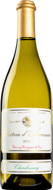 Bottle of Chardonnay Sélection Tradtition AOC from Château d'Auvernier