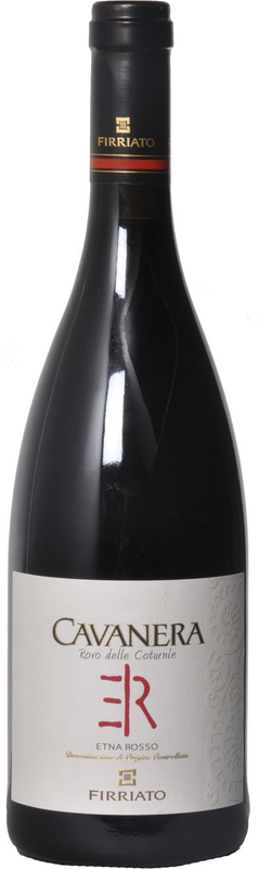 Bottle of Cavanera Etna rosso DOC from Firriato Casa Vinicola