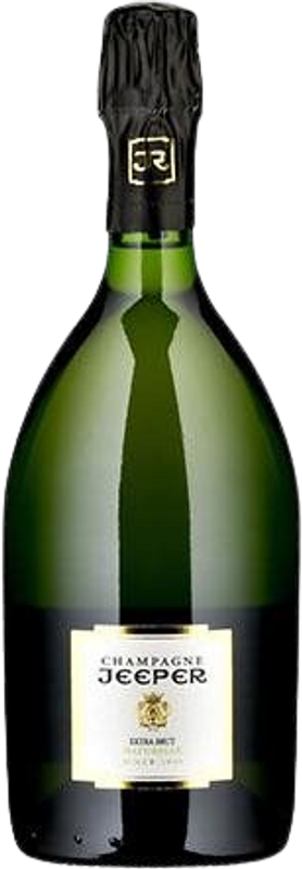 Bottiglia di Champagne Extra-Brut Naturelle AOC di Jeeper