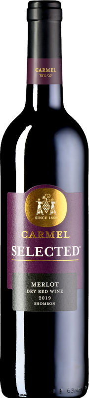 Flasche Carmel Selected Merlot von Carmel Winery