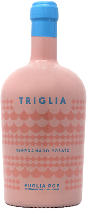 Bottle of Triglia Negroamaro from Puglia Pop