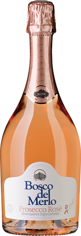 Flasche Rosé Spumante Brut von Bosco del Merlo