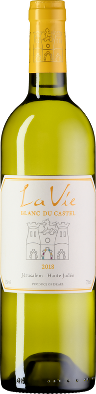 Bottle of La Vie Blanc du Castel from Domaine du Castel Winery