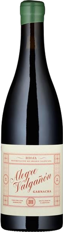 Bottiglia di Alegre Valgañon Garnacha DOC Rioja di Bodega Alegre Valgañon