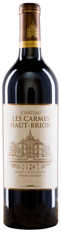 Bottle of Chateau Les Carmes Haut-Brion Pessac-Leognan AOC from Château Les Carmes Haut Brion