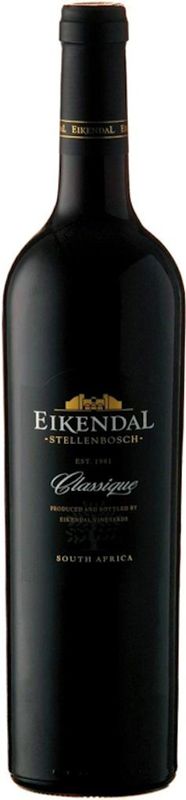 Bottle of Eikendal Classic Merlot Cabernet Sauvignon Cabernet Franc from Eikendal