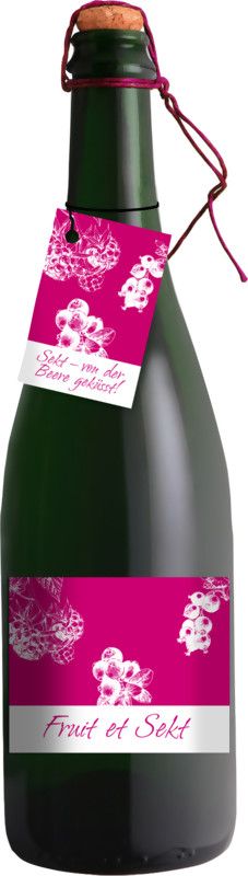 Bottle of Fruit et Sekt Rosé from Sektkellerei am Turm