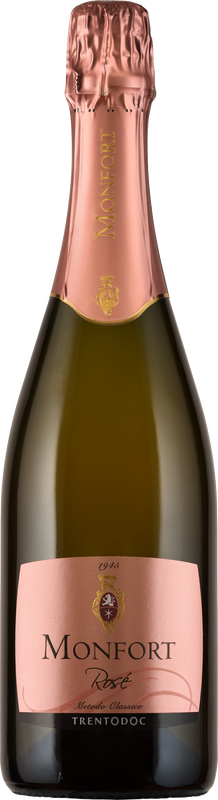 Image of Cantine Monfort Spumante Rosato Brut Trento DOC - 75cl - Trentino, Italien