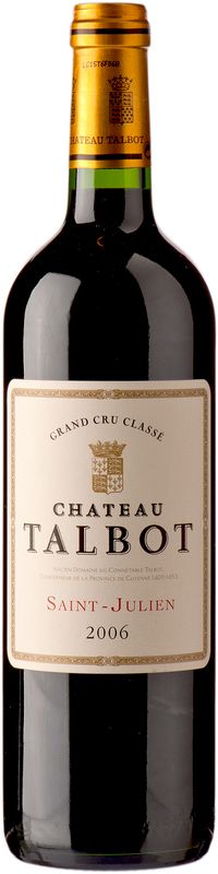 Bottiglia di Chateau Talbot 4e Grand Cru Classe St-Julien AOC di Château Talbot