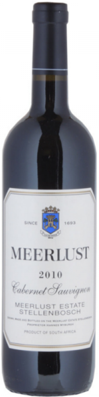 Flasche Cabernet Sauvignon von Meerlust Estate