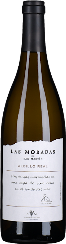 Bottle of Albillo Real from Las Moradas de San Martin